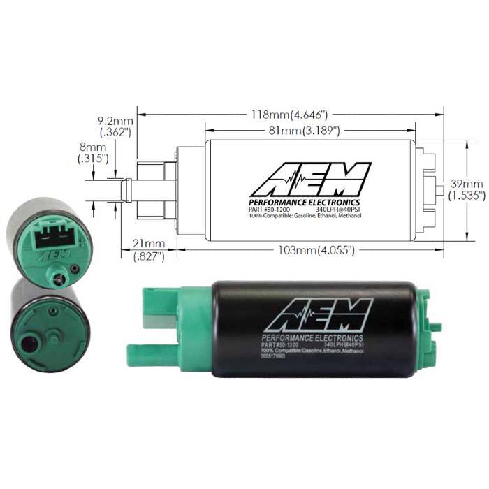 AEM 340LPH E85 SAFE FUEL PUMP KIT - Image 5