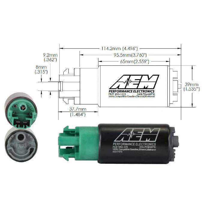 AEM 340LPH E85 SAFE FUEL PUMP KIT - Image 5