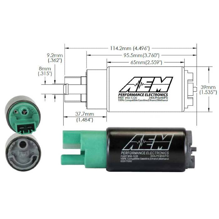AEM 340LPH E85 SAFE FUEL PUMP KIT - Image 4