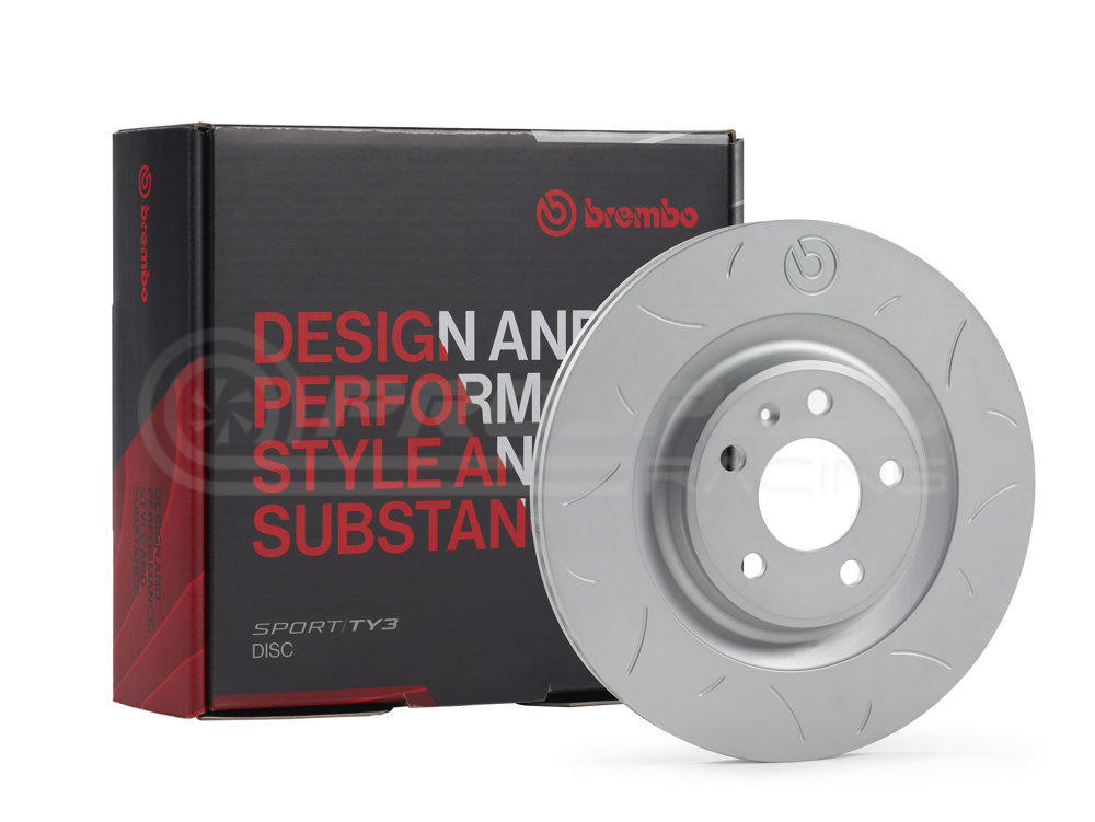Brembo TY3 Slotted Sport Front Brake Rotors PAIR