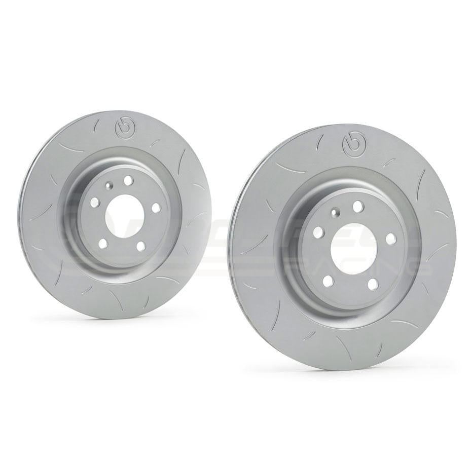 Brembo TY3 Slotted Sport Rear Brake Rotors PAIR - Subaru STI 08-17 (5x114.3, 316x20mm)