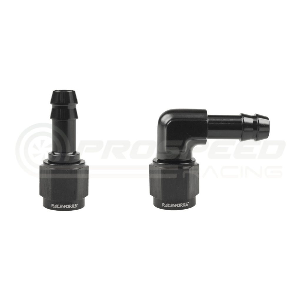 Raceworks AN-10 Female to Hose Barb Fitting Straight