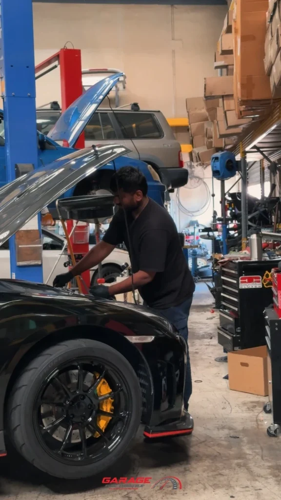 Licensed mechanic performing engine inspection at Garage Full Throttle professional pre-roadworthy service in Craigieburn Melbourne